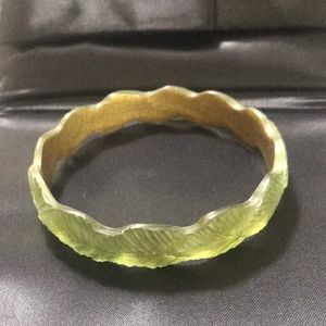 Lucite bangle bracelet